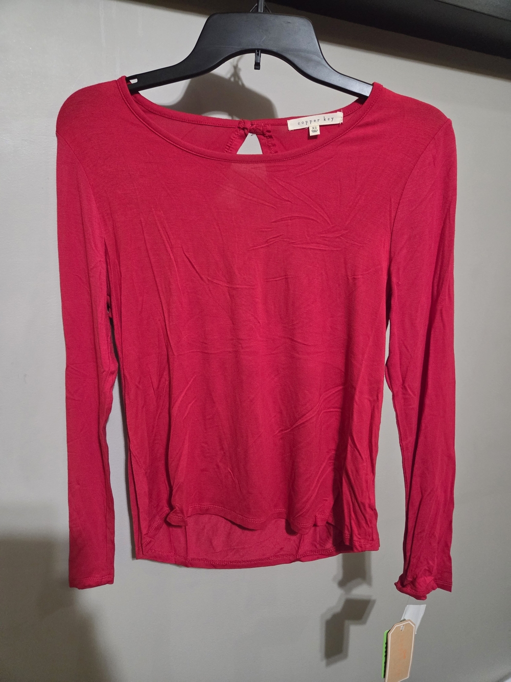 Copper Key  Long Sleeve Crewneck Top